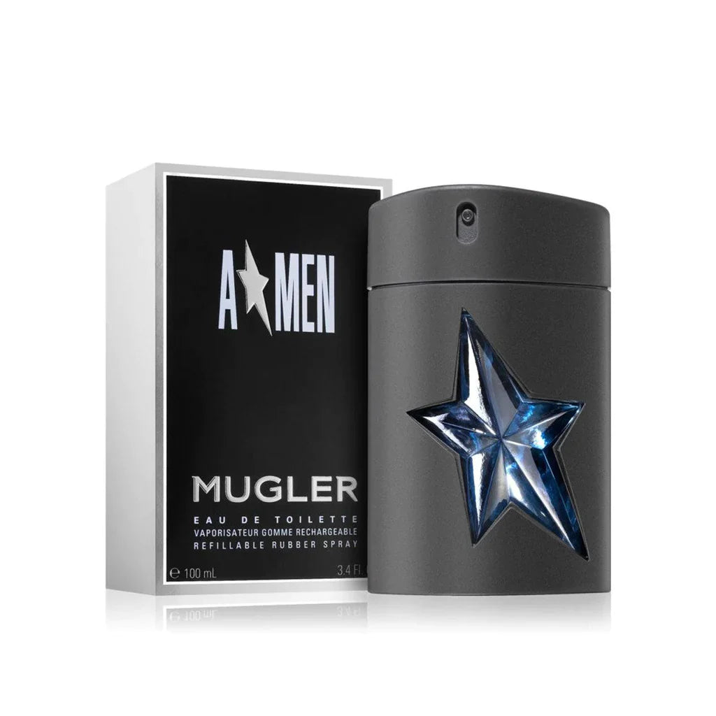 A Men Mugler Eau de Toilette Refillable Rubber Spray - PERFUME BOUTIQUE