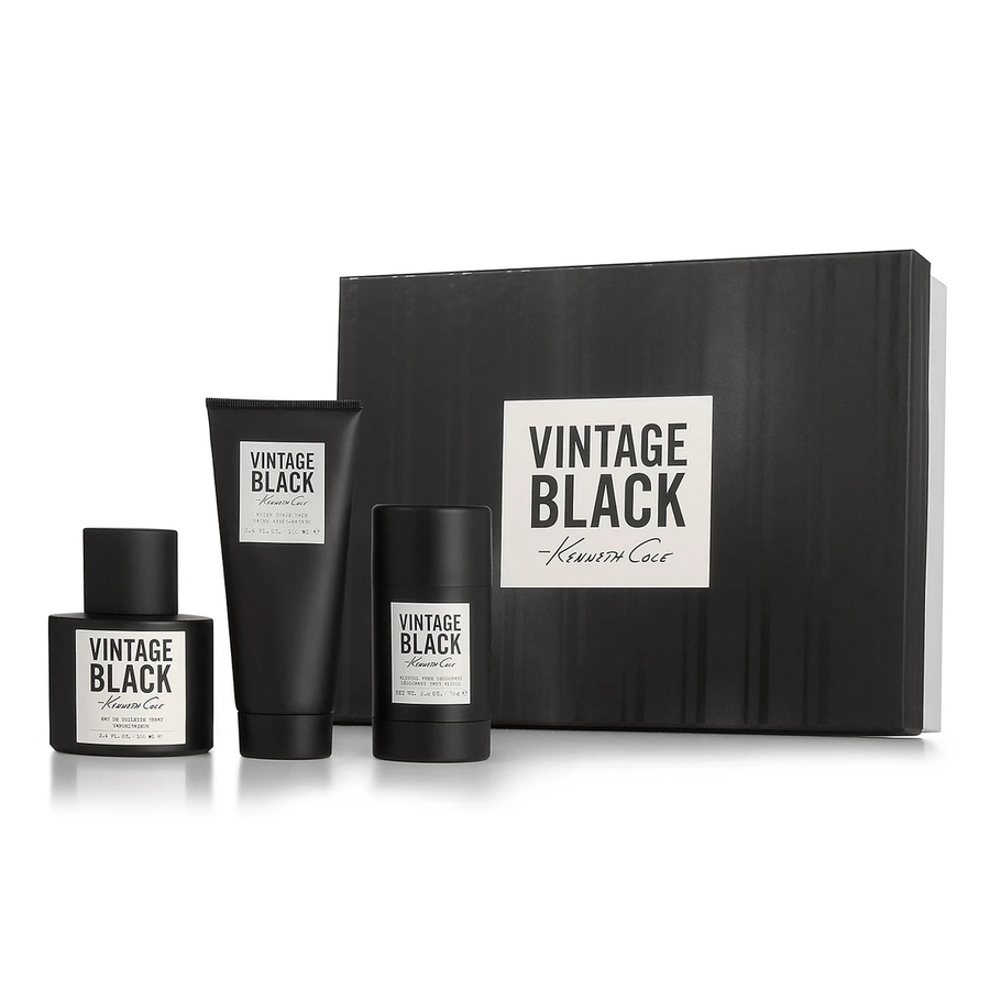 Vintage Black Men Gift Set by Kenneth Cole Eau de Toilette - PERFUME BOUTIQUE