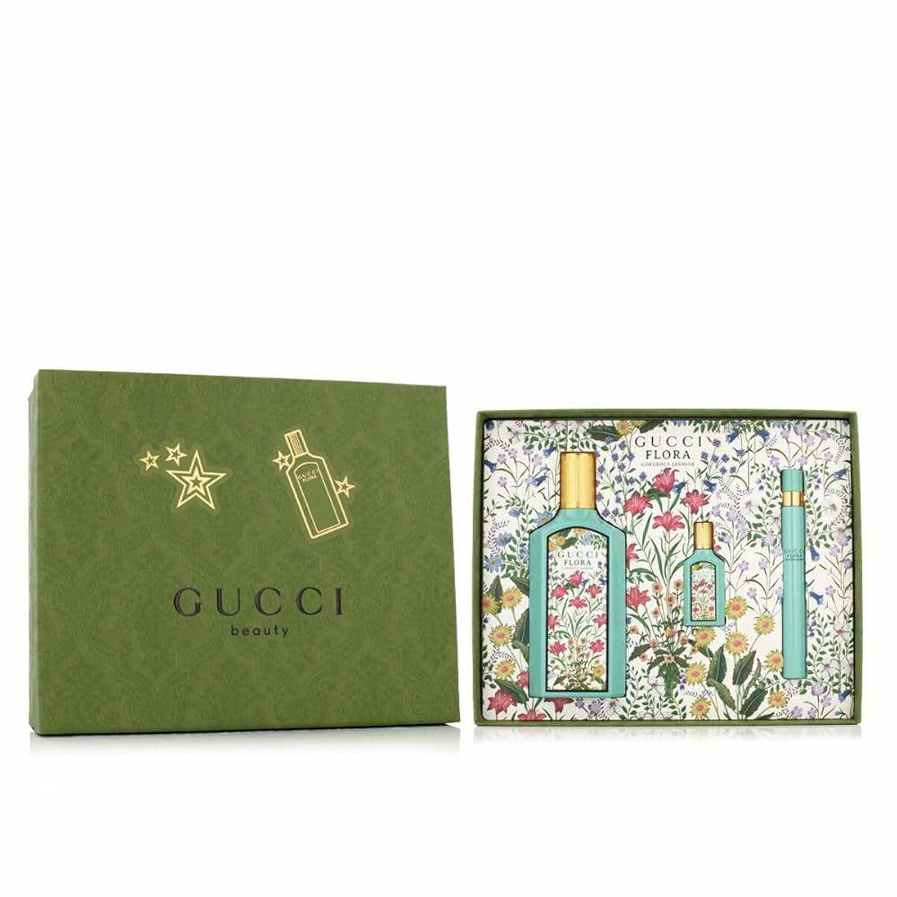Gucci Flora Gorgeous Jasmine EAU DE PARFUM 3PCS by Gucci - PERFUME BOUTIQUE