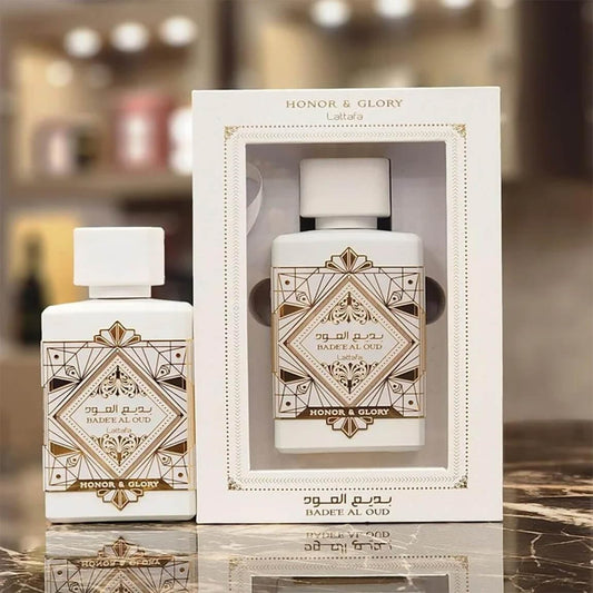 BADE'E AL OUD HONOR & GLORY Eau de Parfum by Lattafa (Unisex) - PERFUME BOUTIQUE