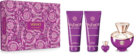 Dylan Purple Eau de Parfum 4PCS by Versace - PERFUME BOUTIQUE