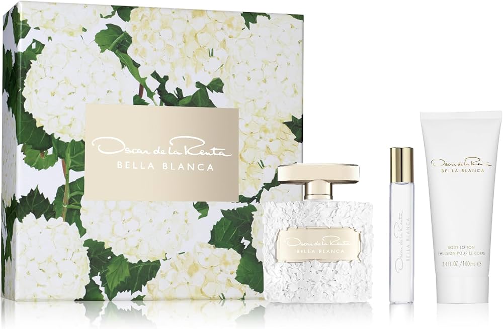 Bella Blanca by Oscar de la Renta - 3 Piece Set - PERFUME BOUTIQUE