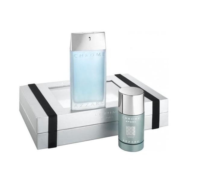 Chrome Sport Men Gift Set by Azzaro eau de Toilette