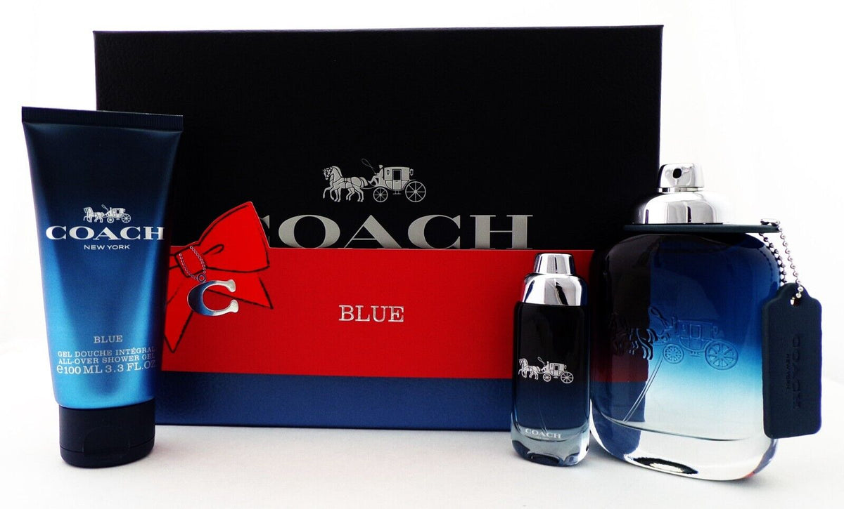 Coach New York Blue Men Gift Set by Coach Eau de Toilette - PERFUME BOUTIQUE