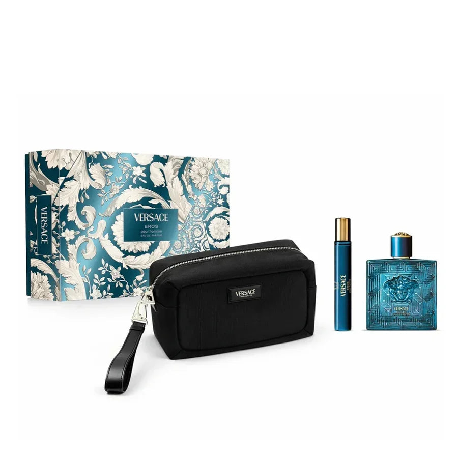 Eros Men Eau de Toilette 3PCS by Versace