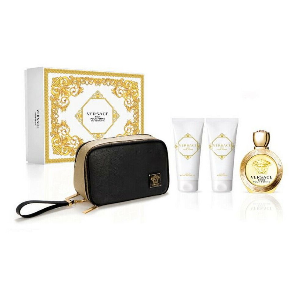 Eros Pour Femme Eau de Toilette 4PCS by Versace - PERFUME BOUTIQUE