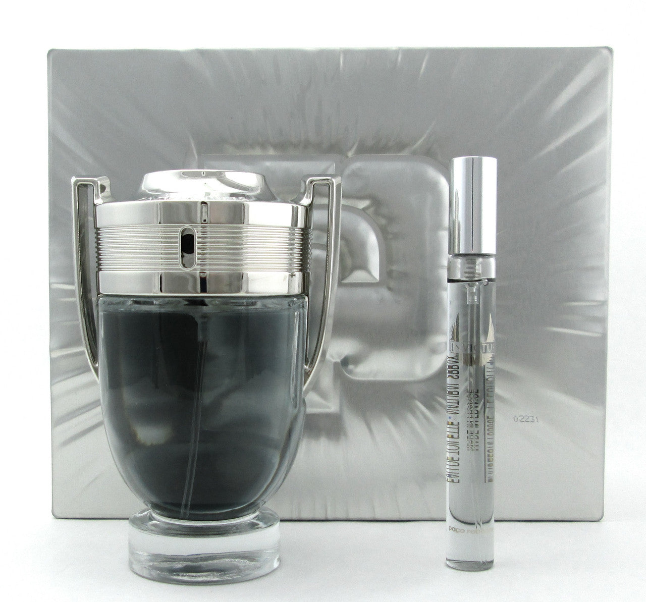 Invictus Men 2pc Gift Set 3.4 oz + 10 ml by Paco Rabanne Eau de Toilette - PERFUME BOUTIQUE