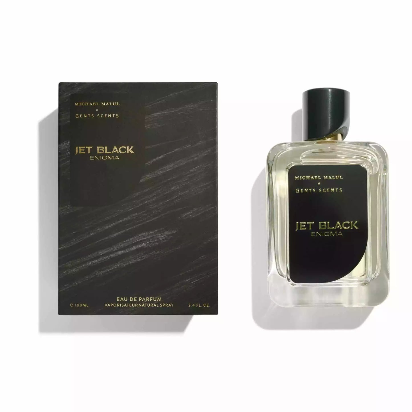 Jet Black Enigma Eau de Parfum by Michael Malul x Gents Scents - PERFUME BOUTIQUE