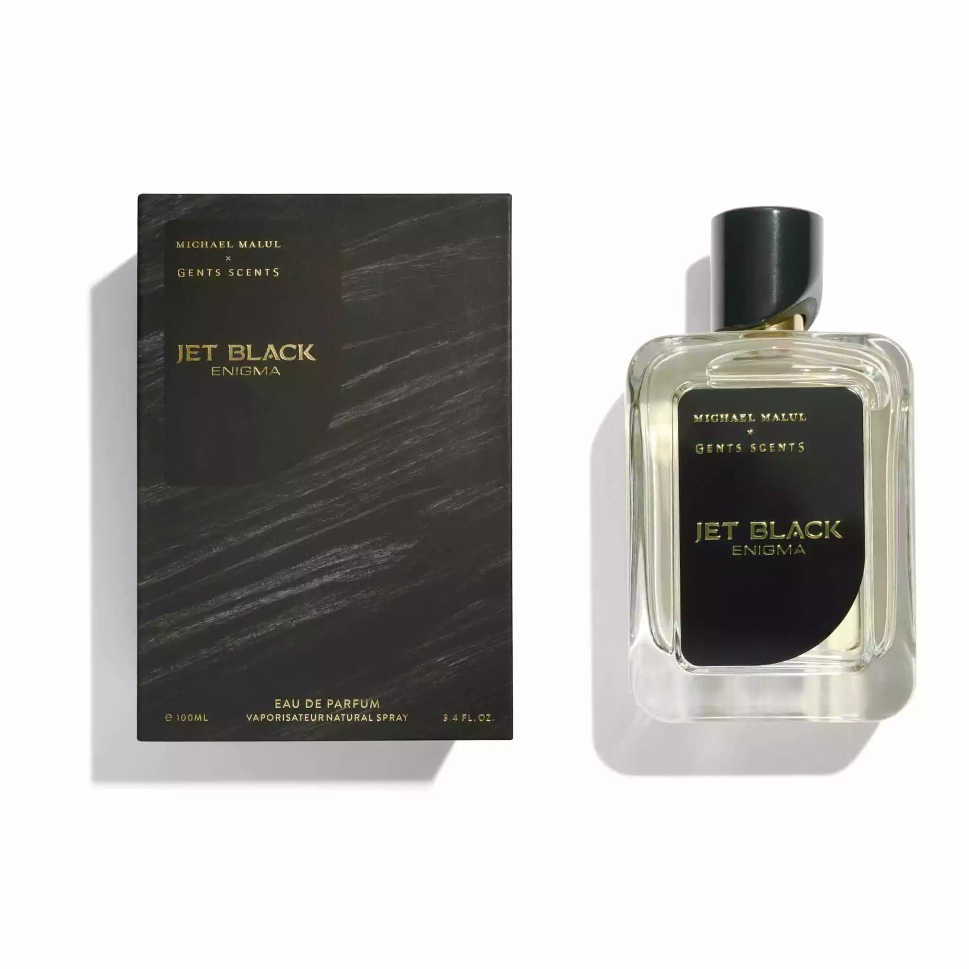 Jet Black Enigma Eau de Parfum by Michael Malul x Gents Scents - PERFUME BOUTIQUE