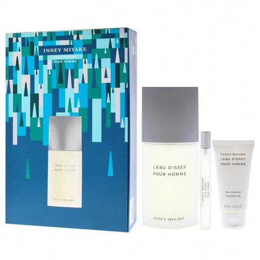 L'eau D'issey Pour Homme 3PCS Set by Issey Miyake Eau de Toilette - PERFUME BOUTIQUE