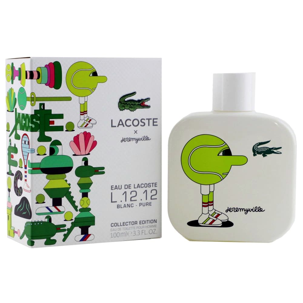 Lacoste x Jeremyville Eau de Lacoste L.12.12 Blanc Collectors Edition Eau de Toilette - PERFUME BOUTIQUE