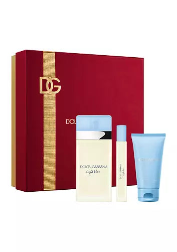 Light Blue women 3-Piece Gift Set By Dolce&Gabbana Eau De Toilette - PERFUME BOUTIQUE