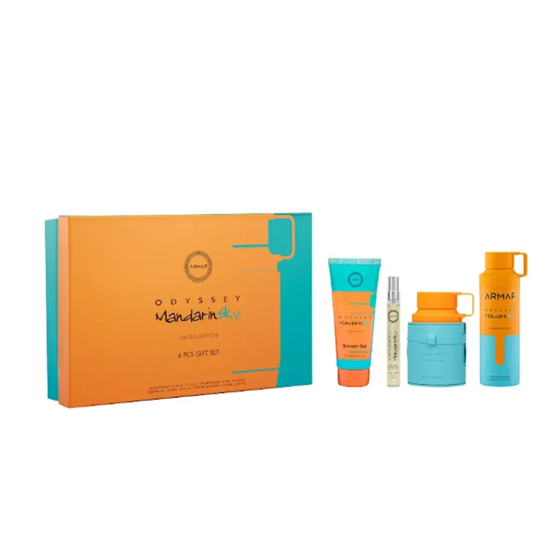 Odyssey Mandarin Sky Limited Edition Eau de Parfum 4PCS by Armaf