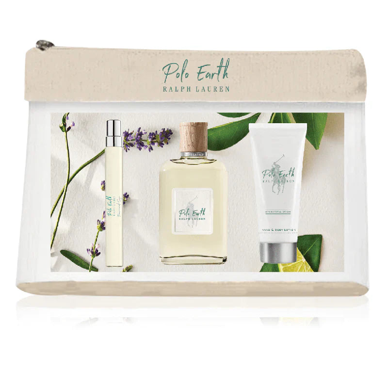 Polo Earth Eau de Toilette Unisex 3PC Set by Ralph Lauren