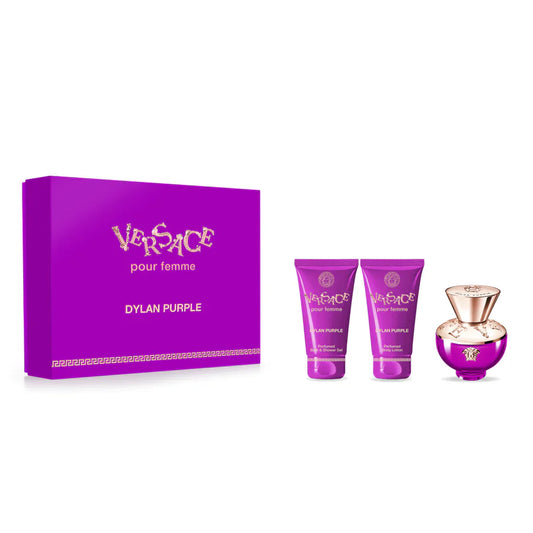 Dylan Purple Pour Femme Eau de Parfum 3PCS by Versace - PERFUME BOUTIQUE