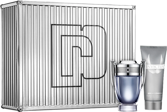 Invictus Men 2-Piece Set 3.4 oz + 3.4 oz All-Over Shampoo by Paco Rabanne eau de Toilette - PERFUME BOUTIQUE