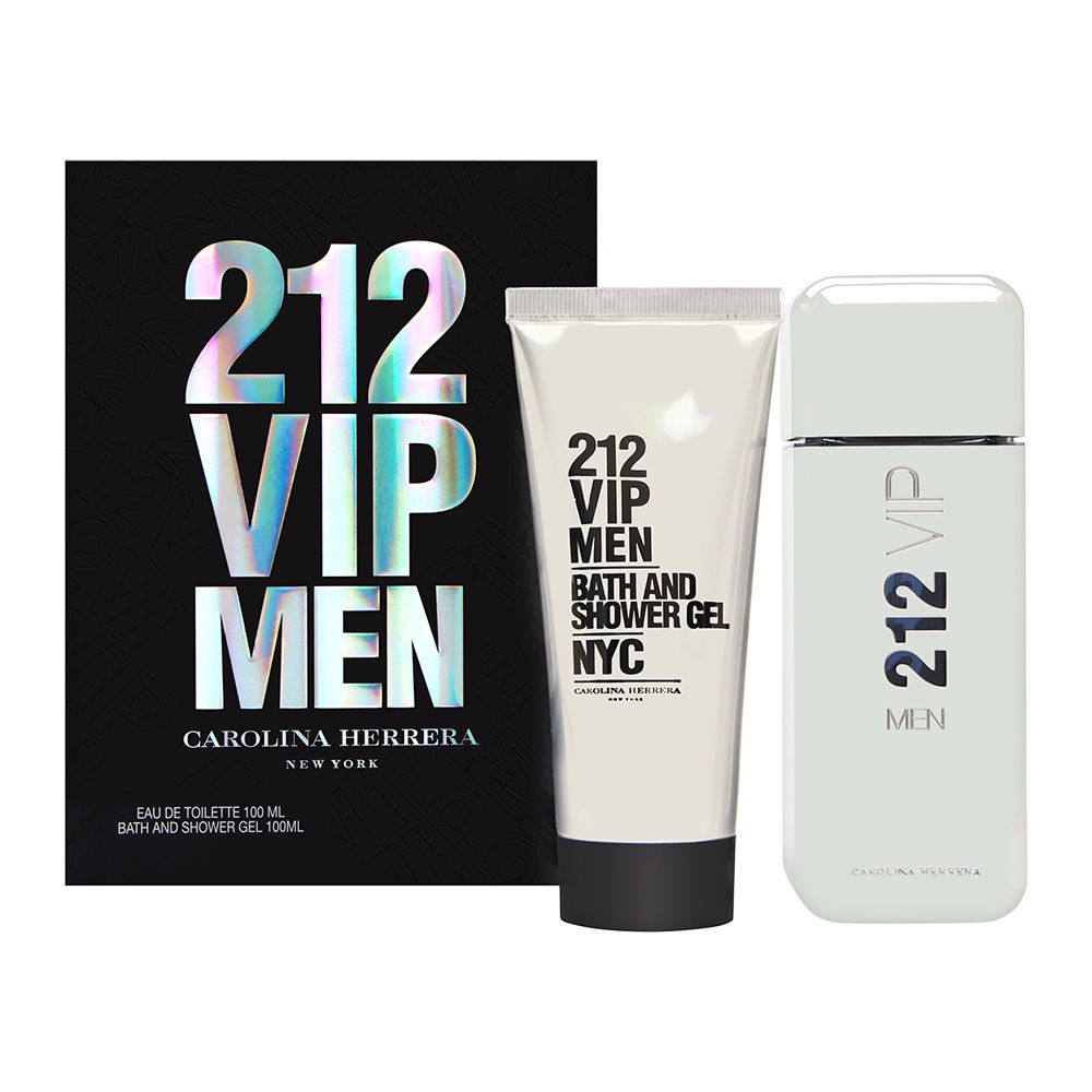 212 VIP Black Men Gift Set by Carolina Herrera Eau de Parfum - PERFUME BOUTIQUE