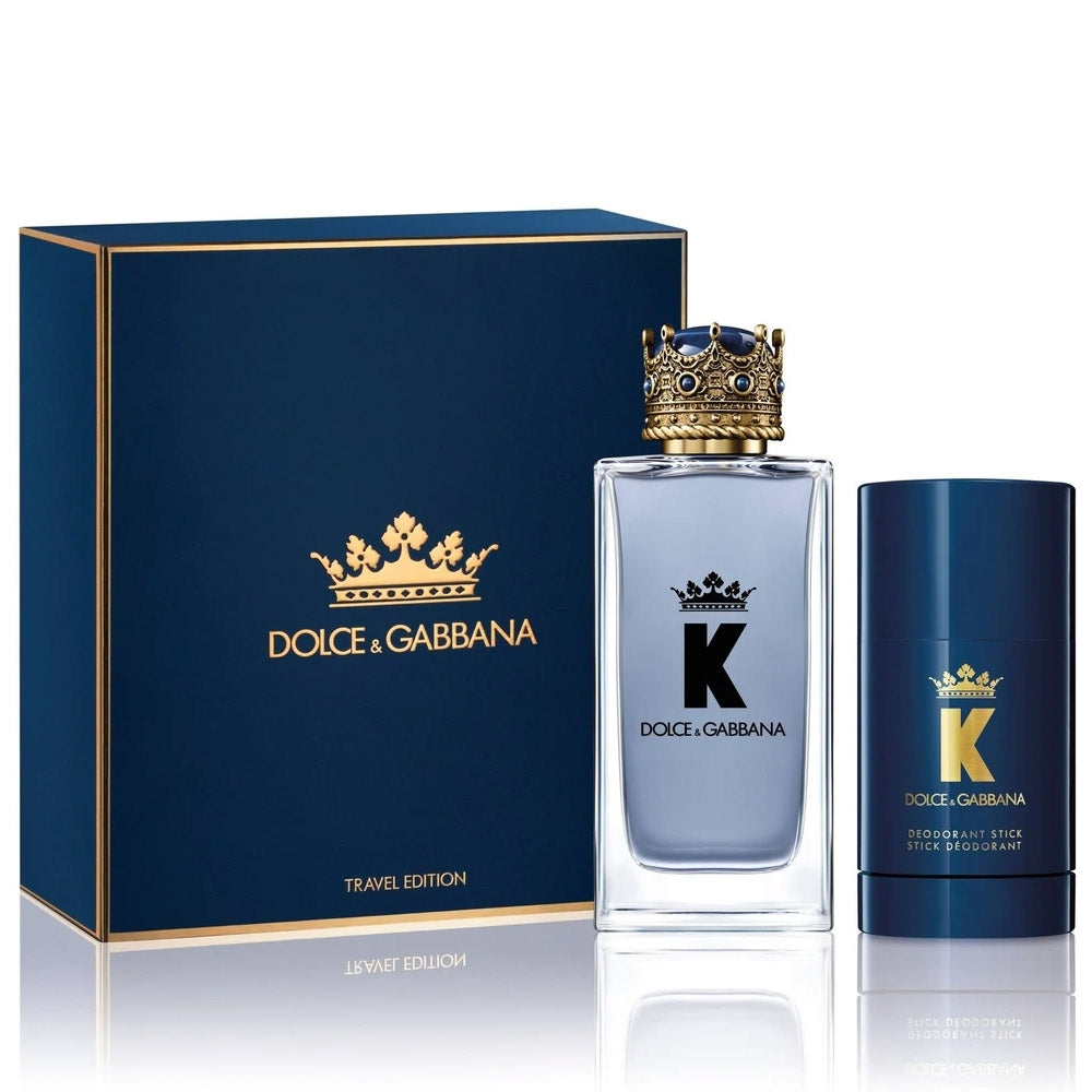 K Dolce & Gabbana 2pc Travel Edition Men Gift Set eau de Toilette - PERFUME BOUTIQUE