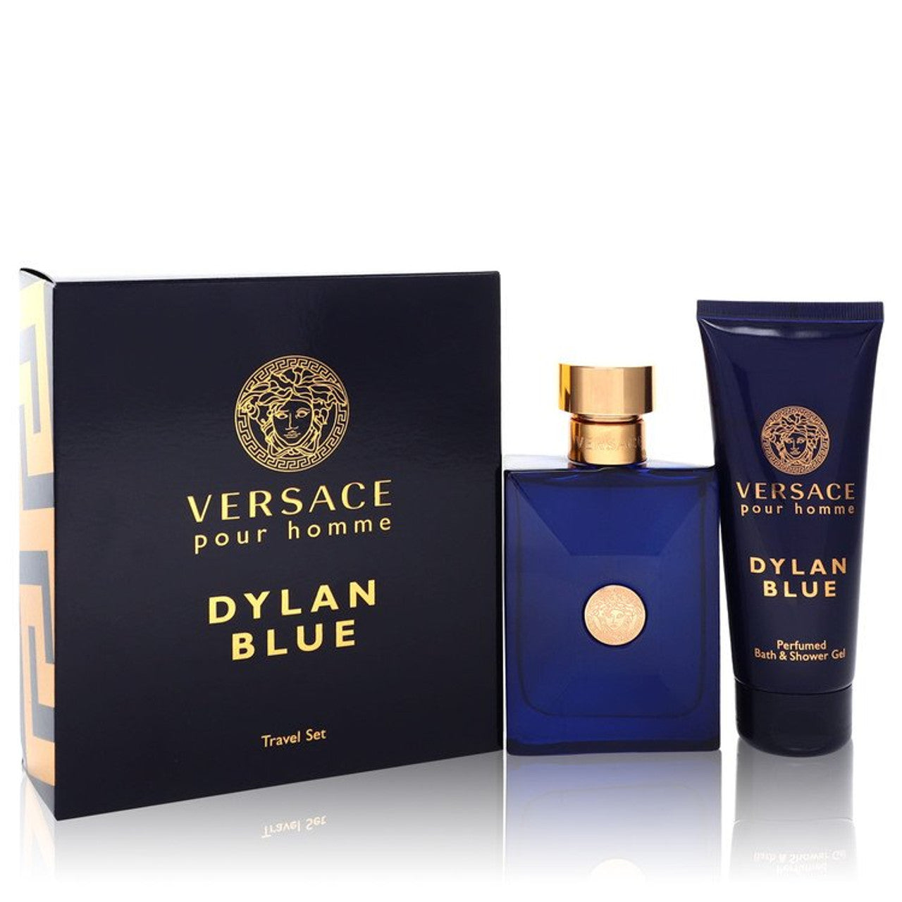 Dylan Blue Pour Homme Eau de Toilette 2PCS by Versace - PERFUME BOUTIQUE