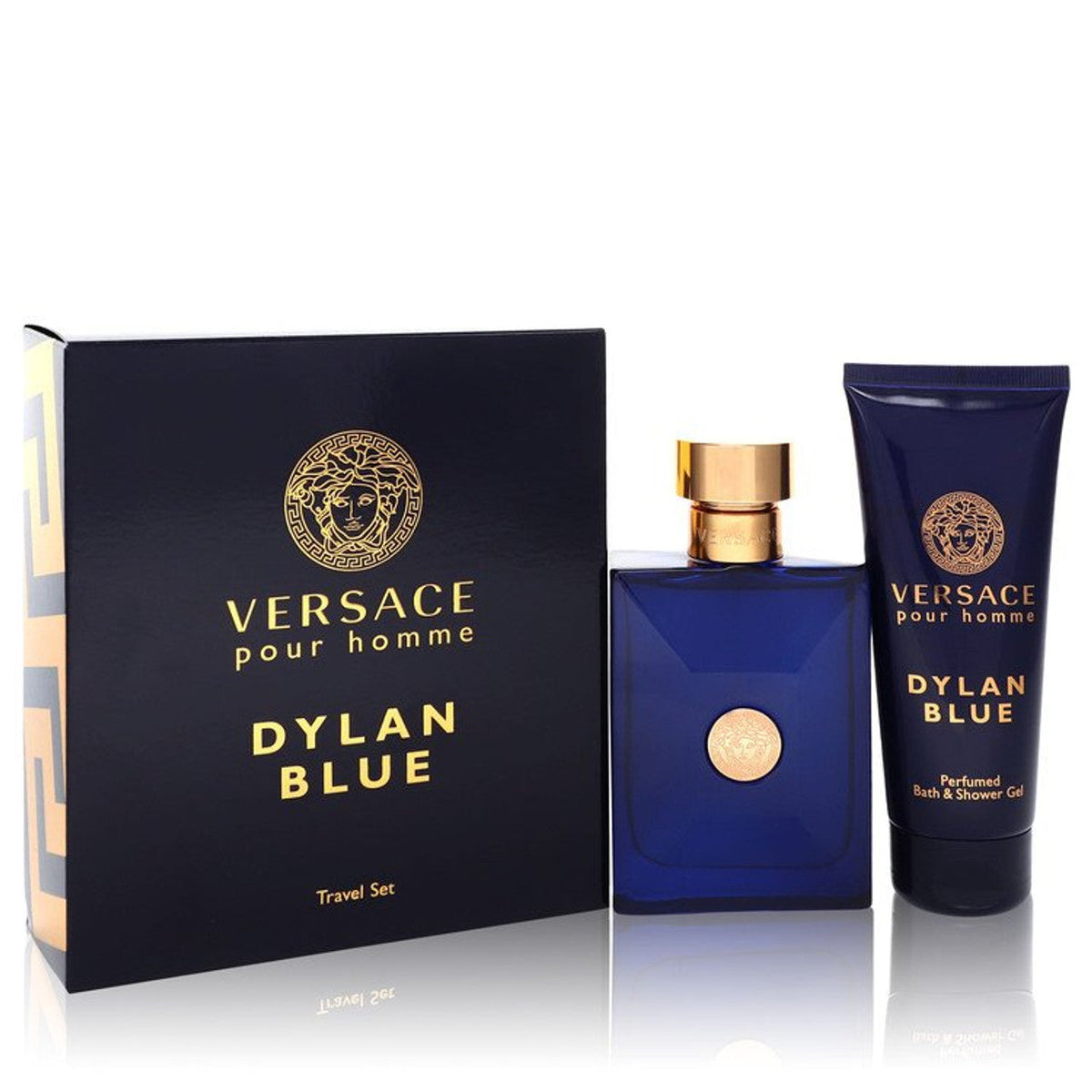 Dylan Blue Pour Homme Eau de Toilette 2PCS by Versace - PERFUME BOUTIQUE