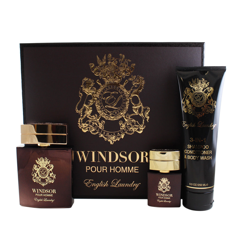 Windsor Pour Homme Men Gift Set by English Laundry Eau de Parfum - PERFUME BOUTIQUE