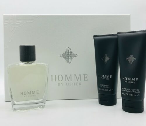 Homme Gift Set 3pcs by Usher Eau de Toilette - PERFUME BOUTIQUE