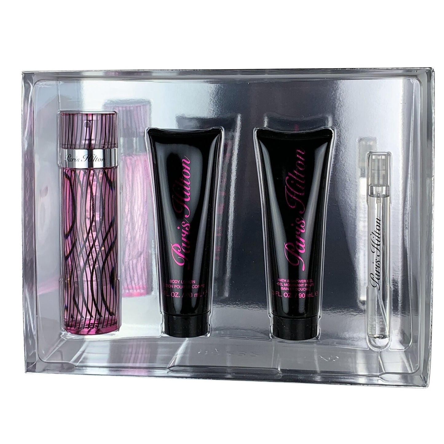 Paris Hilton Women Gift Set 4pcs by Paris Hilton Eau de Parfum