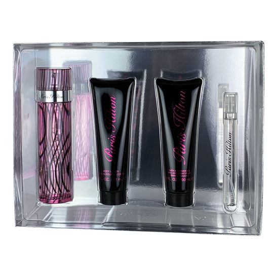 Paris Hilton Women Gift Set 4pcs by Paris Hilton Eau de Parfum