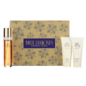White Diamond 3-PC Women Set by Elizabeth Taylor eau de Toilette - PERFUME BOUTIQUE