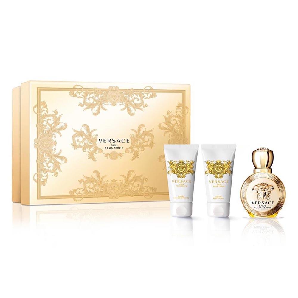 Eros Pour Femme Eau de Toilette 3PCS by Versace - PERFUME BOUTIQUE