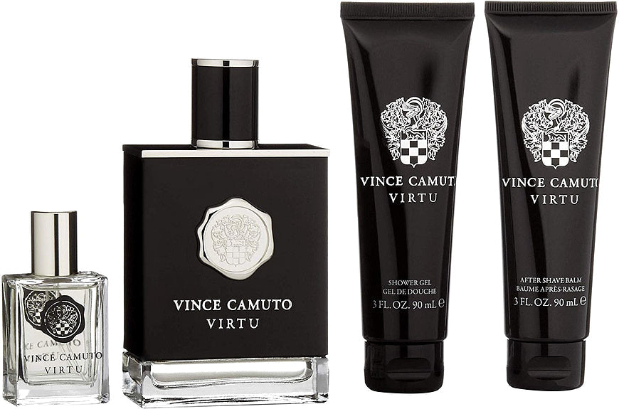 Virtu Men 4-PC Gift Set By Vince Camuto Eau de Toilette - PERFUME BOUTIQUE