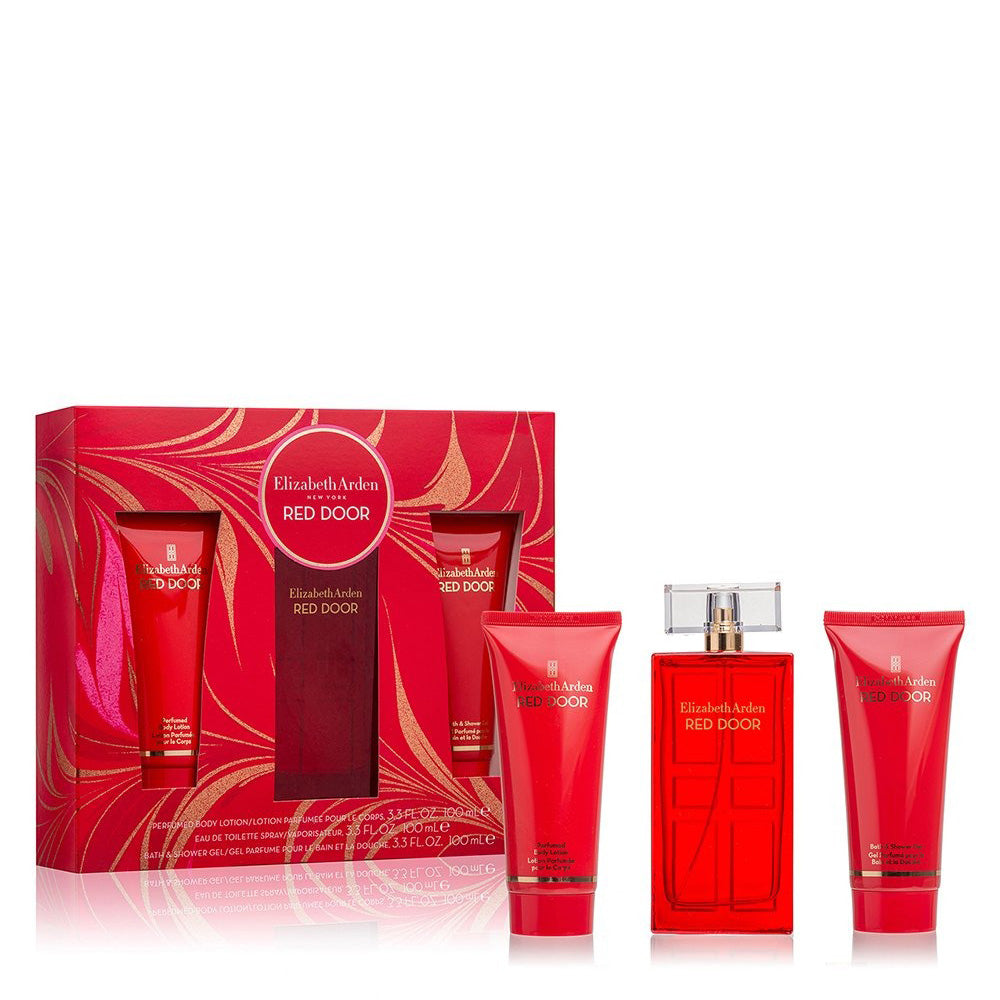 Red Door 3PC Women Gift Set by Elizabeth Arden Eau de Toilette - PERFUME BOUTIQUE