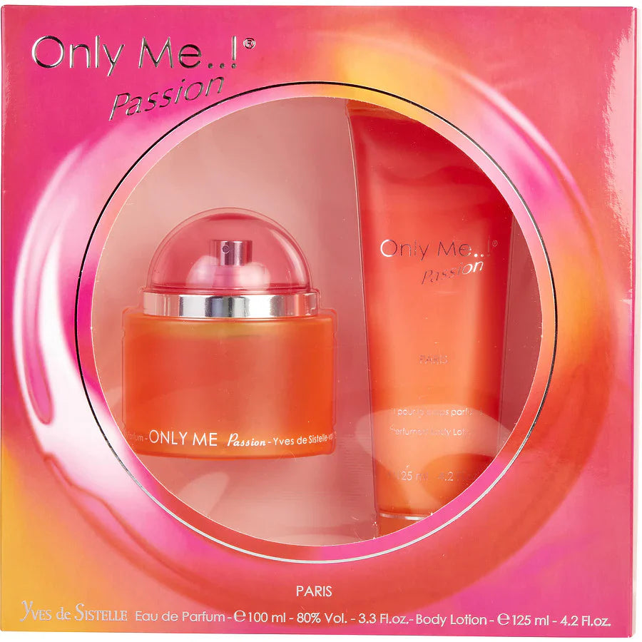 Only me...! Passion Women Gift Set by Yves de pe eau de Parfum - PERFUME BOUTIQUE