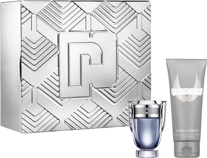 Invictus Men 2-Piece Set 3.4 oz + 3.4 oz All-Over Shampoo by Paco Rabanne eau de Toilette - PERFUME BOUTIQUE