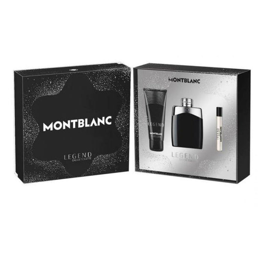 Legend Gift Set 3-PC by Mont blanc Eau de toilette - PERFUME BOUTIQUE
