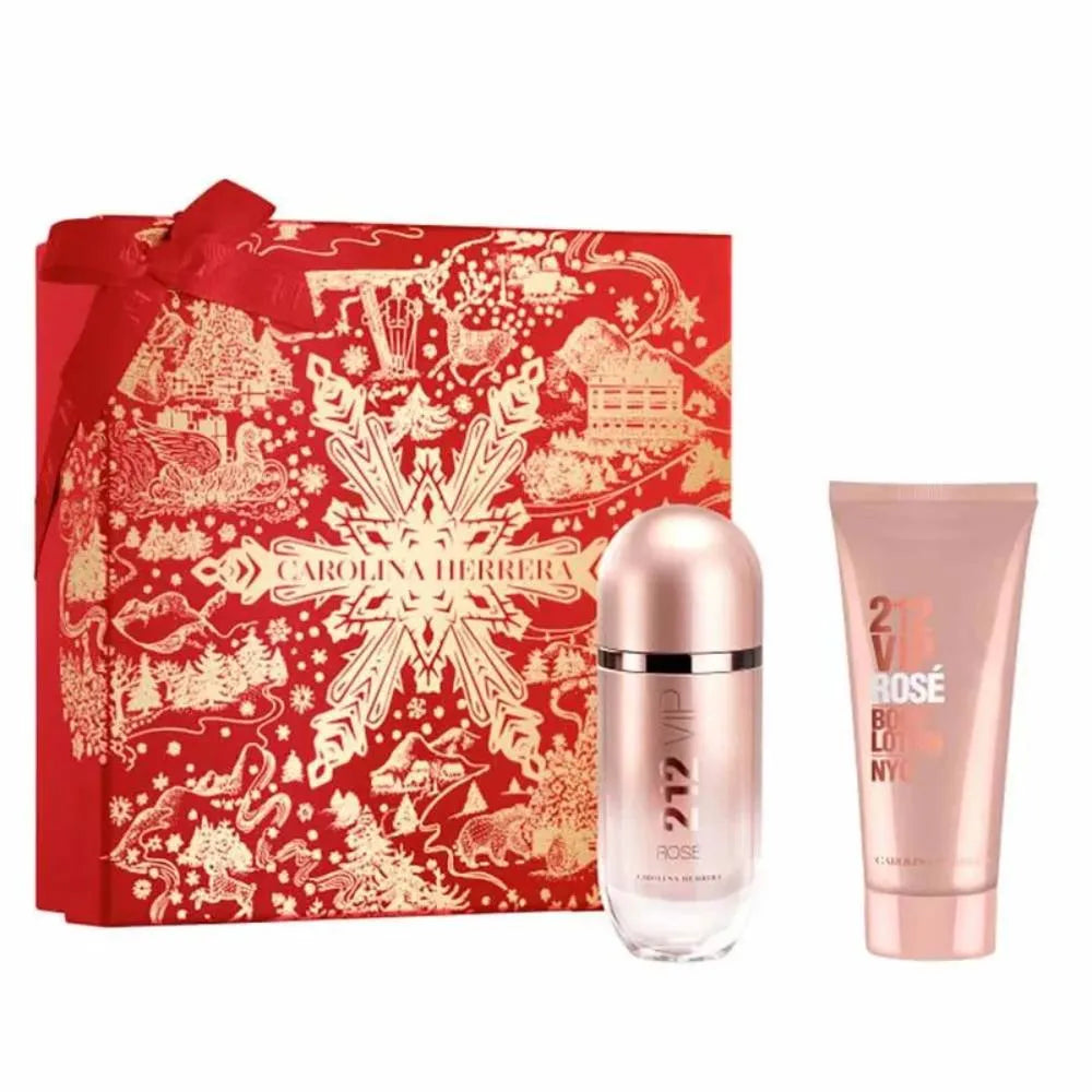 212 Vip Rose Women Set by Carolina Herrera Eau de Parfum - PERFUME BOUTIQUE