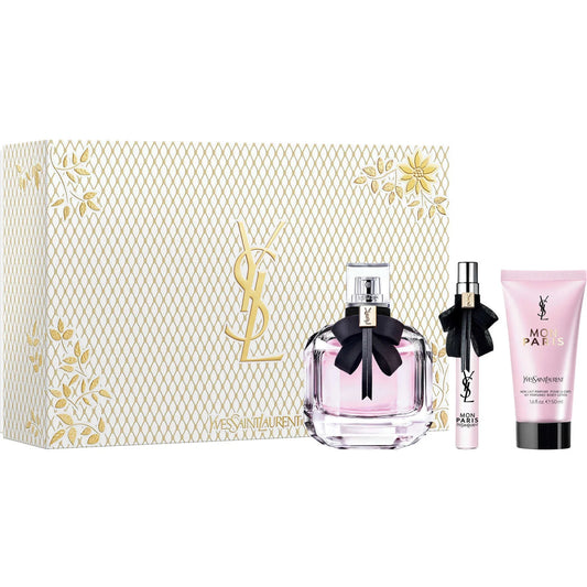 3PC Mon Paris Eau de Parfum Women Gift Set by Yves Saint Laurent - PERFUME BOUTIQUE