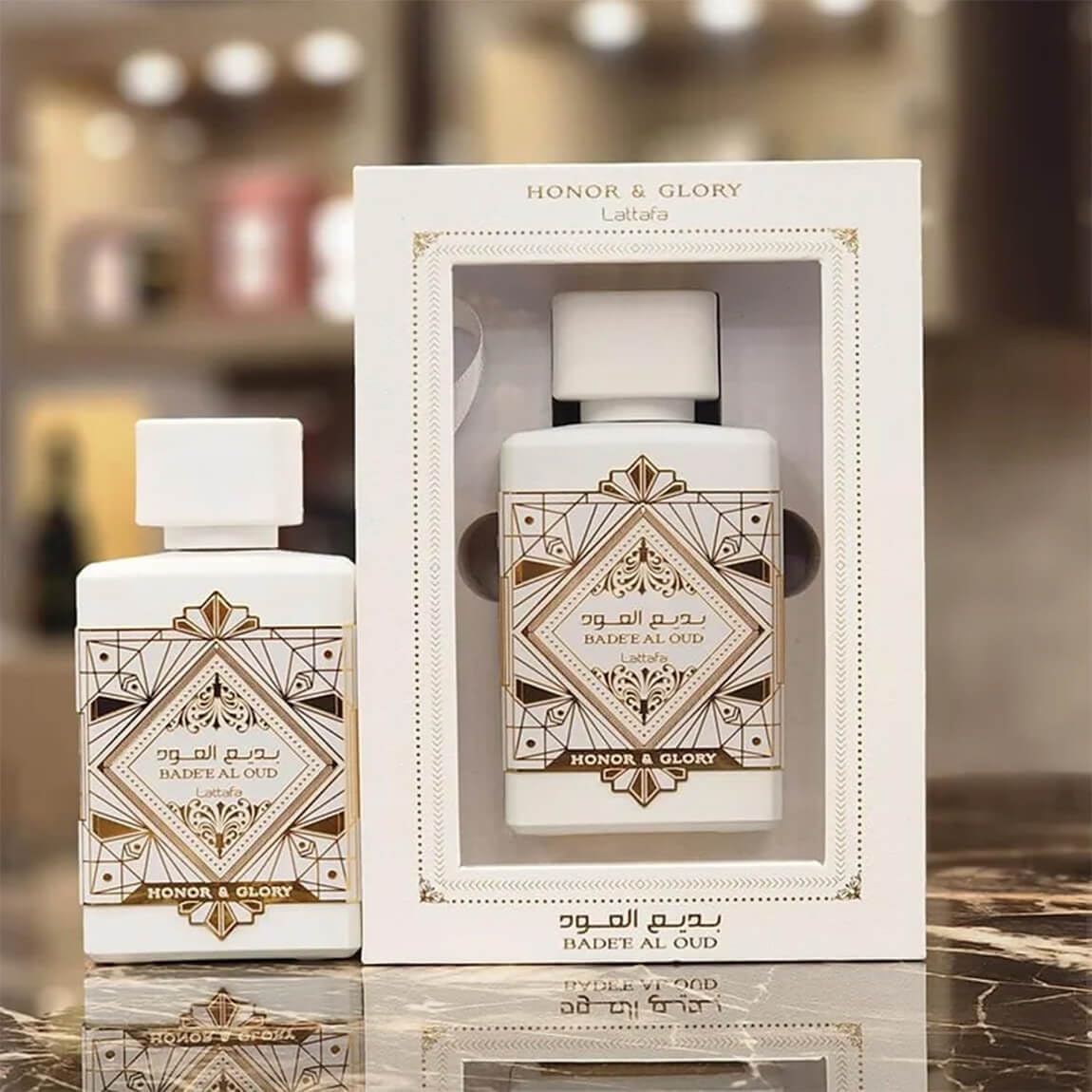 BADE'E AL OUD HONOR & GLORY Eau de Parfum by Lattafa (Unisex) - PERFUME BOUTIQUE