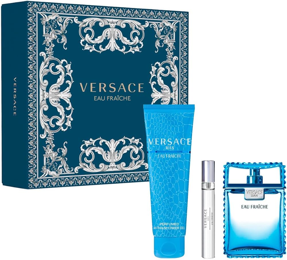 Man Eau Fraiche Eau de Toilette 3PCS by Versace - PERFUME BOUTIQUE