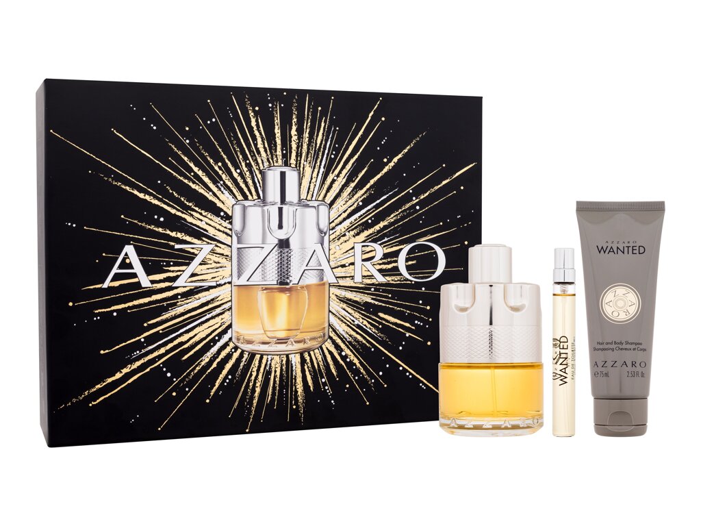 Azzaro Wanted Eau de Toilette 3PC Men Gift Set by Azzaro - PERFUME BOUTIQUE
