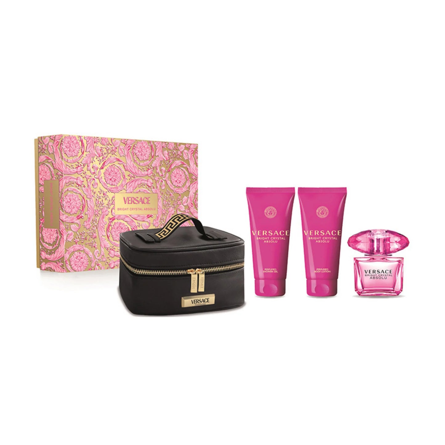 Bright Crystal Absolu Eau de Parfum 4PCS by Versace - PERFUME BOUTIQUE