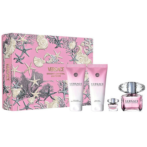Bright Crystal Eau de Toilette 4PCS by Versace - PERFUME BOUTIQUE