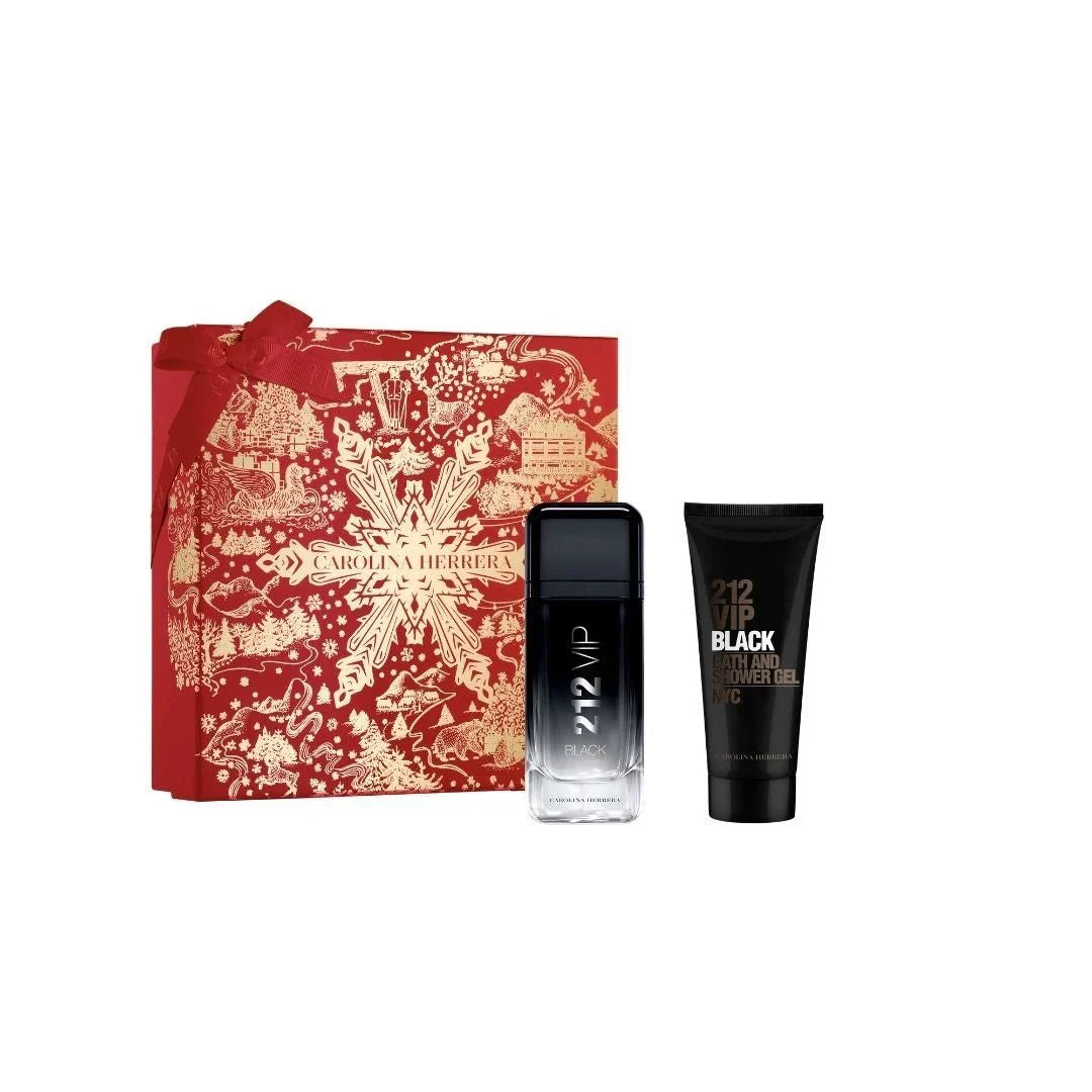 Carolina Herrera 212 VIP Black Eau de Parfum 2-PC Men Gift Set - PERFUME BOUTIQUE
