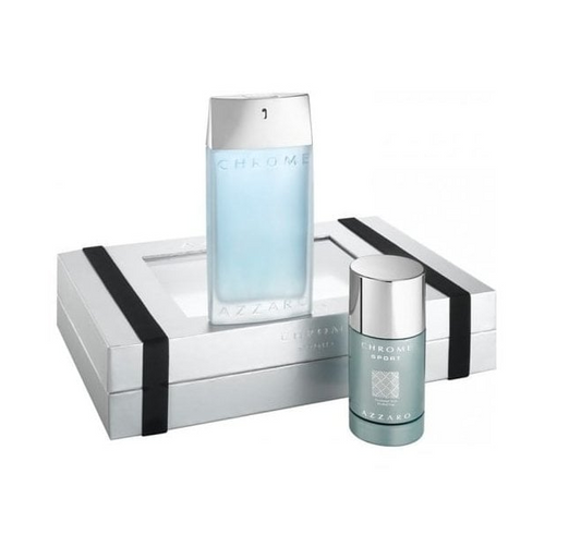 Chrome Sport Men Gift Set by Azzaro eau de Toilette