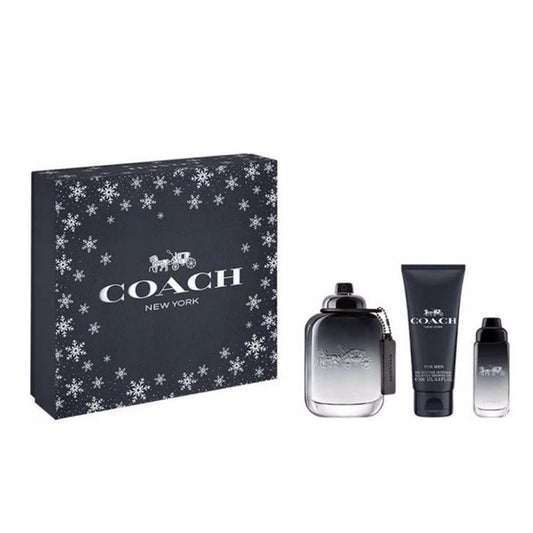 Coach New York Men 3pc Set by Coach Eau de Toilette