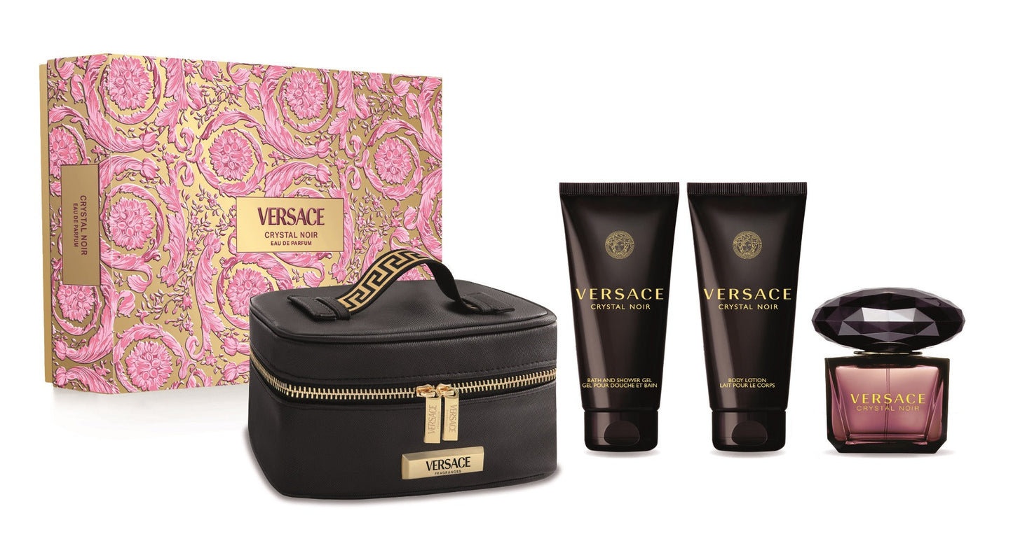 Crystal Noir Eau de Toilette 4PCS by Versace - PERFUME BOUTIQUE