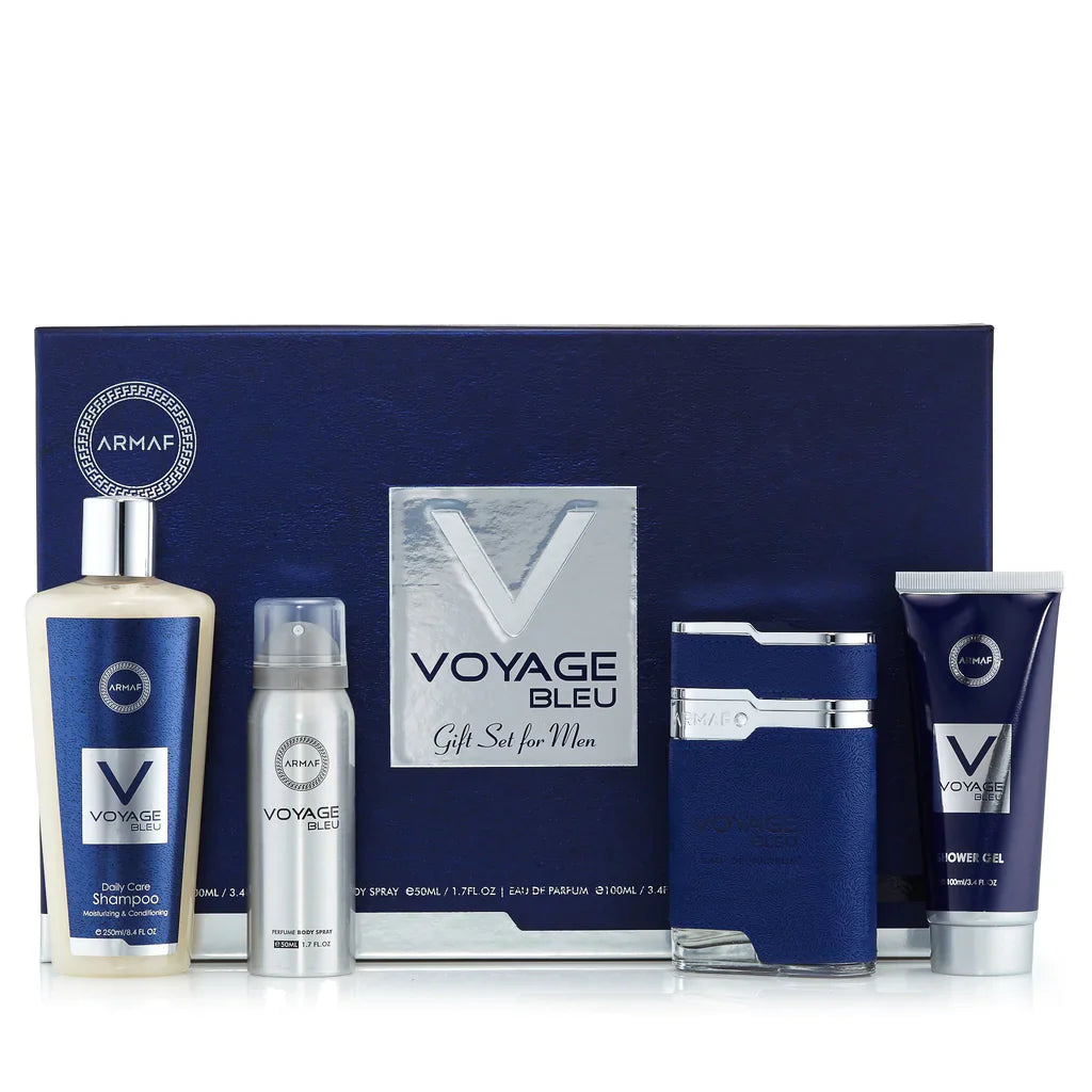 Voyage Blue Men 4-PC by Armaf eau Parfum - PERFUME BOUTIQUE