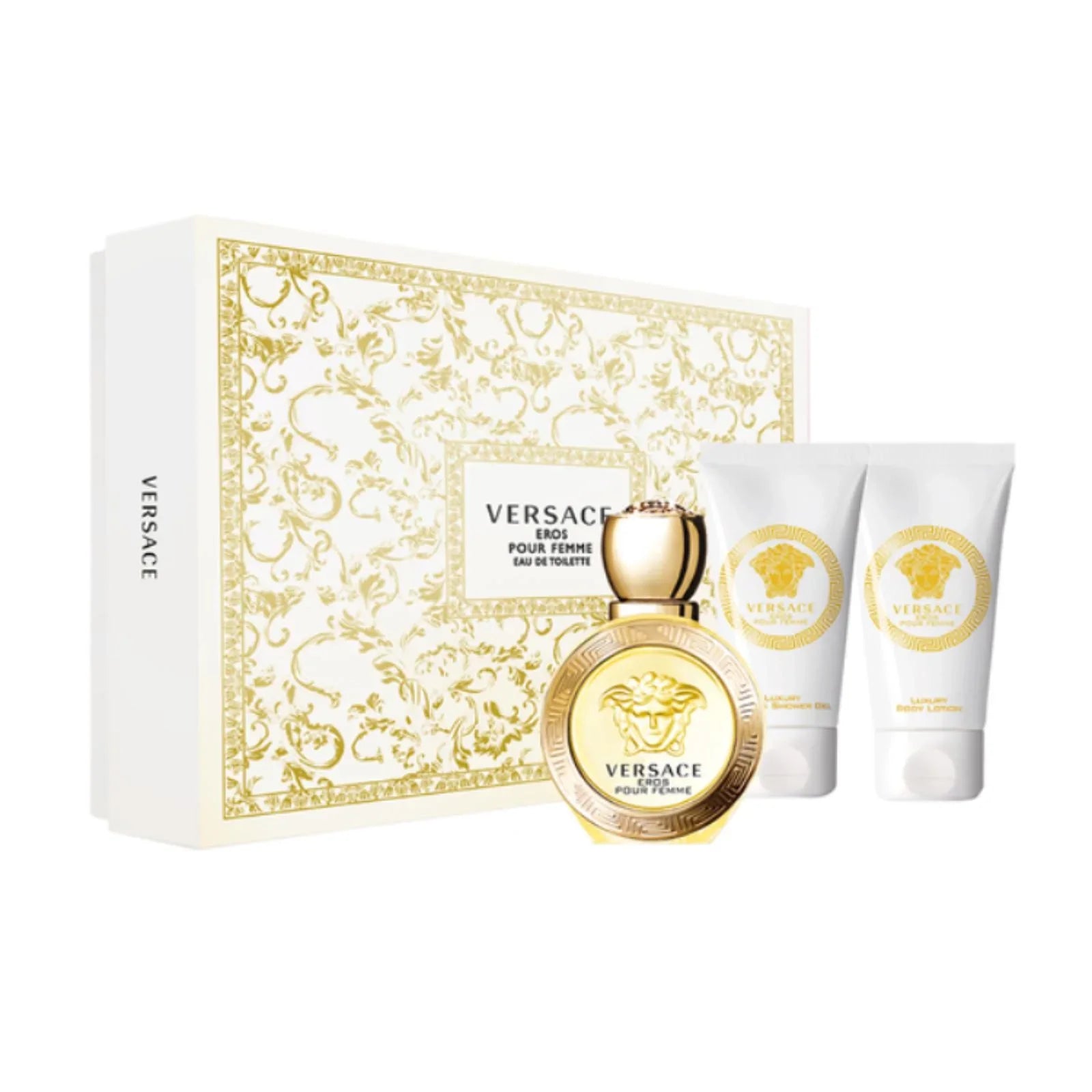 Eros Pour Femme Eau de Toilette 3PCS by Versace - PERFUME BOUTIQUE