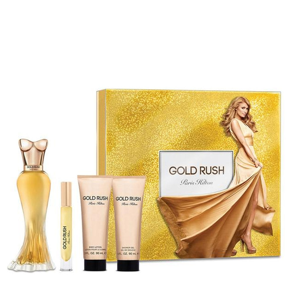 Gold Rush Eau de Parfum 3PCS Set by Paris Hilton - PERFUME BOUTIQUE