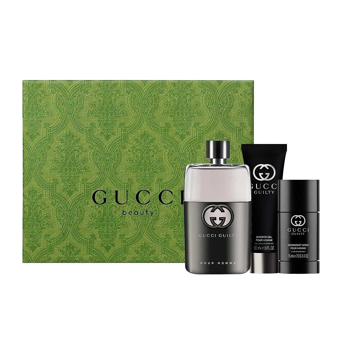 Gucci Guilty Pour Homme Eau de Toilette 3PCS by Gucci - PERFUME BOUTIQUE